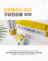 Unique Propolid Toothpaste 4.23oz(120G)/ 프로폴리스 치약