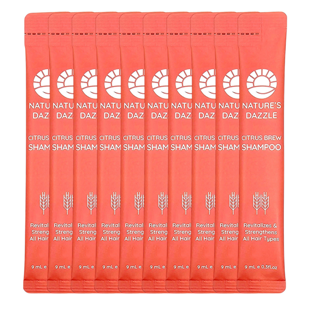Citrus Brew Travel Shampoo 10 pack