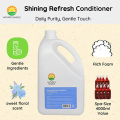 Large salon-size conditioner for smooth hair – Nature's Dazzle 4000ml