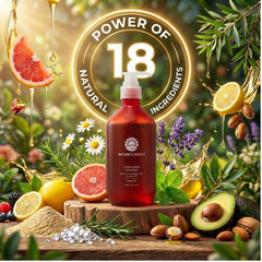 Nature’s Dazzle Korean Citrus Brew Shampoo 16.9 fl oz – Brewer's Yeast & Biotin for Thinning Hair, Volumizing Scalp Care, Sulfate Free, Salicylic Acid, Grapefruit Scent