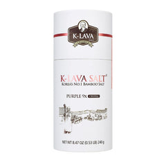 K-LAVA Purple 9x Bamboo Salt Crystal container / 케이라바 9회 자수정 죽염 용기