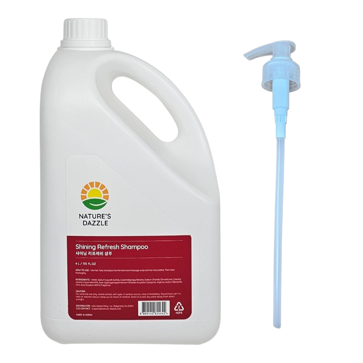 Nature's Dazzle Shining Refresh Shampoo 4000ml