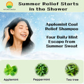 Deep Cooling Applemint Shampoo with Menthol and Tea Tree