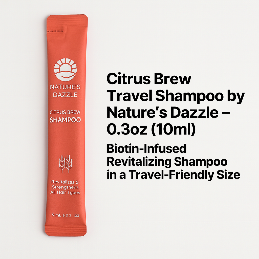 Citrus Brew Travel Shampoo 01