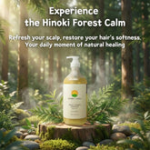 Nature’s Dazzle Hinoki Cypress Shampoo – Vegan, Sulfate-Free, Soothing & Nourishing for Scalp & Hair (1000mL / 33.8 oz)편백수 샴푸