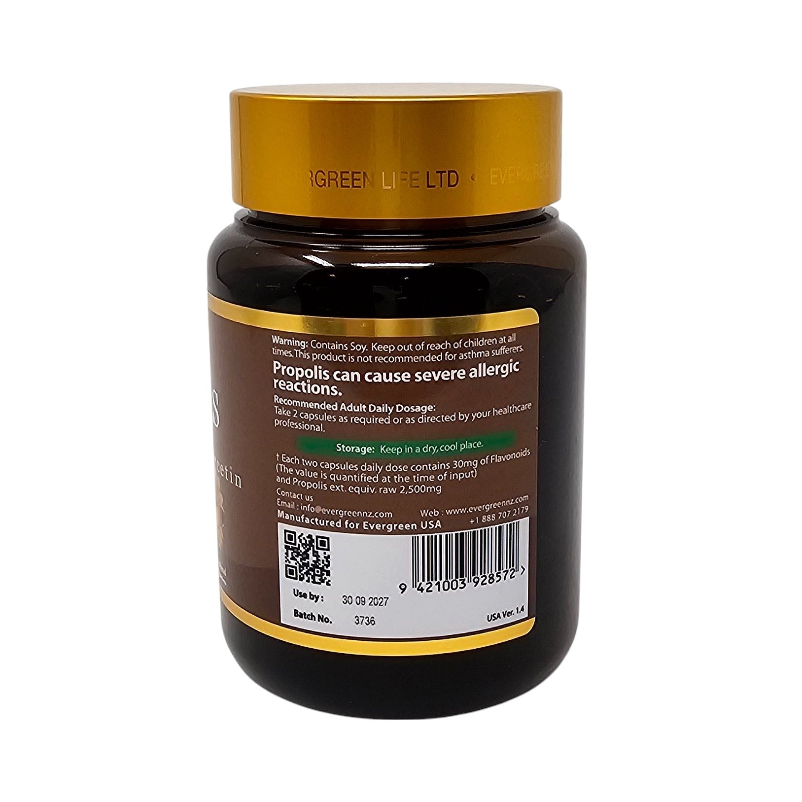 Natural propolis supplement with antioxidants โ 360 count