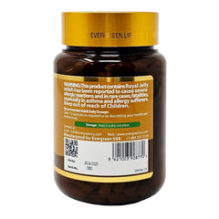Evergreen natural royal jelly capsules – 300 count