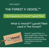 Vegan sanitary pad with soft breathable cover for sensitive users