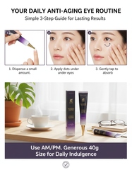 NMN Wrinkle Repair & Hydration Eye Cream (40g) - Firming & Brightening