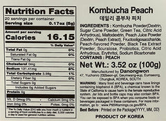 Daily Kombucha Peach Tea