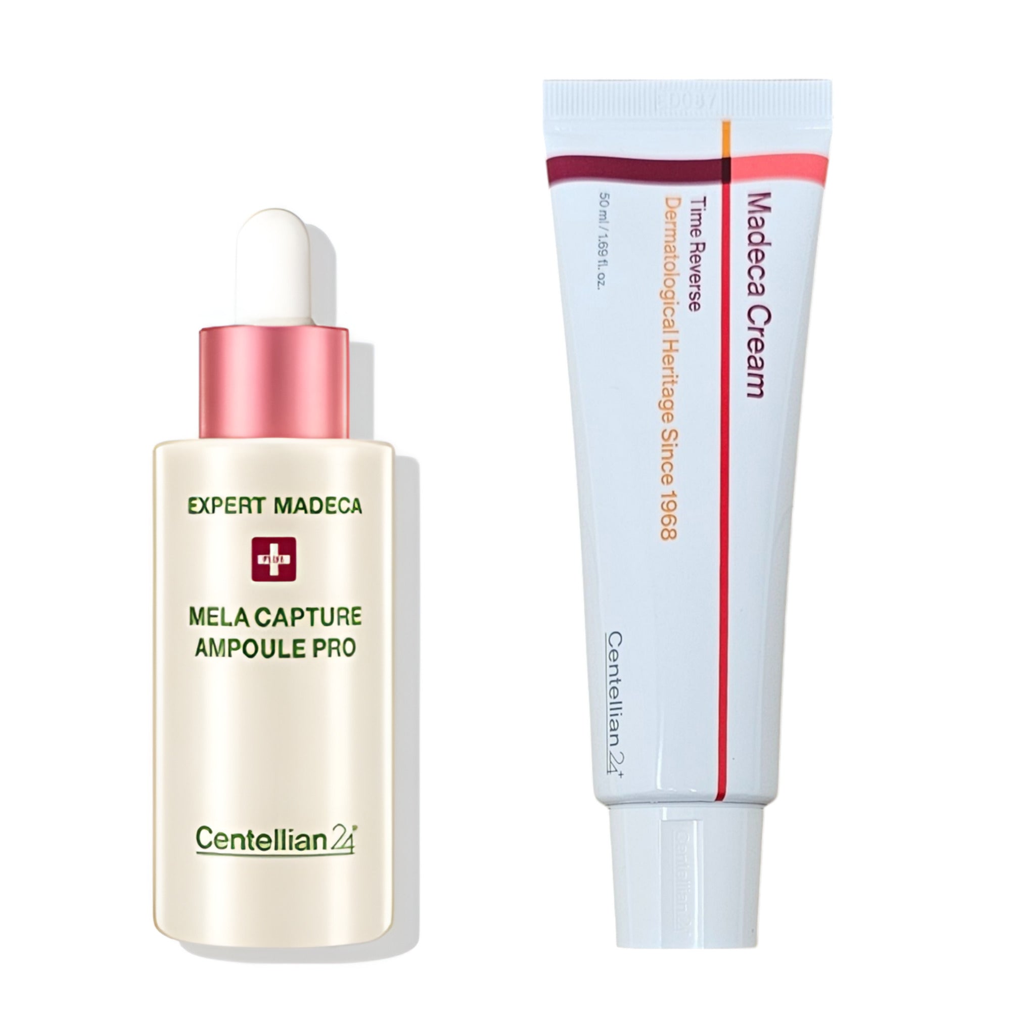 Centellian24 Madeca Cream Season 7 and Ampoule Season 3 skincare set