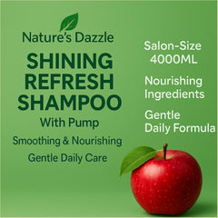 Nature's Dazzle Shining Refresh Shampoo 4000ml – apple scent