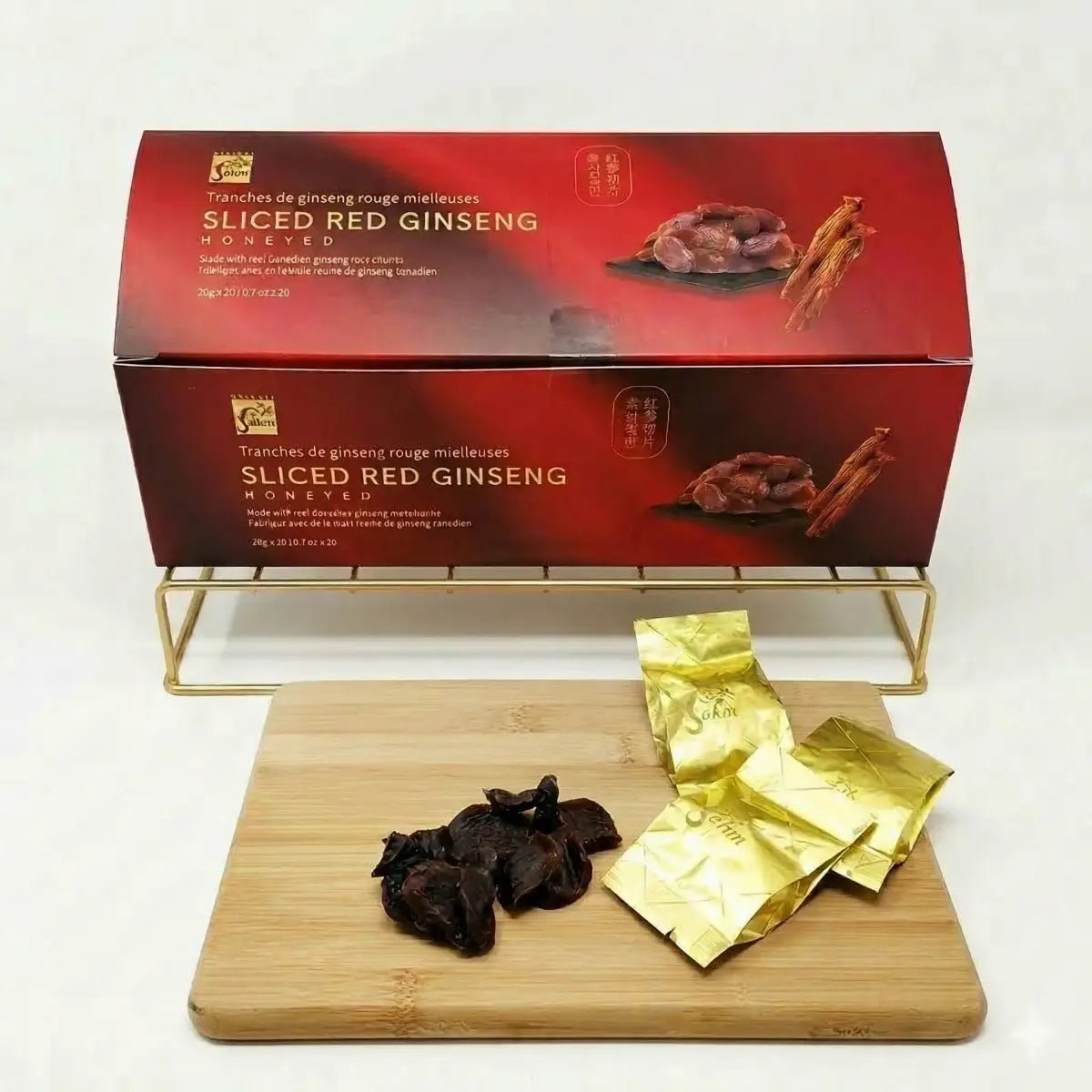 Canadian Sliced Red Ginseng | Sweet Chewy Snack | 홍삼정과 – Kosbee