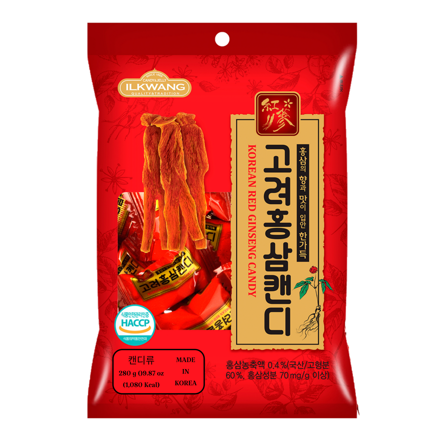 Ilkwang Red Ginseng candy  (280G)