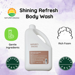 Nature's Dazzle Shining Refresh Body Wash With Pump 4000ML/135 fl. oz