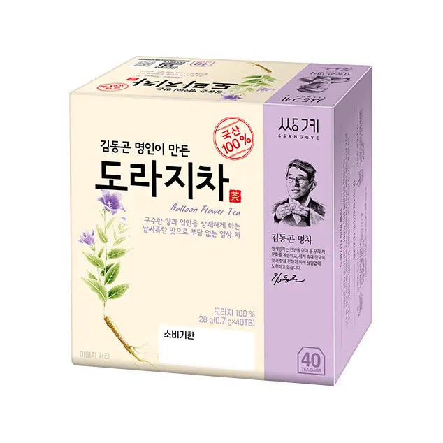 쌍계 한국 도라지차 박스, 무카페인 티백 40개