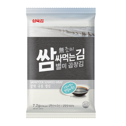 Sahmyook Seaweed Wrap (Lightly Roasted) 7.2g x 10ea 쌈싸먹는 김