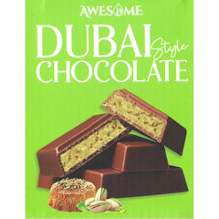 Dubai Style Milk Chocolate with Crispy Kataifi & Pistachio [2 Pack] 180g/6.35 oz