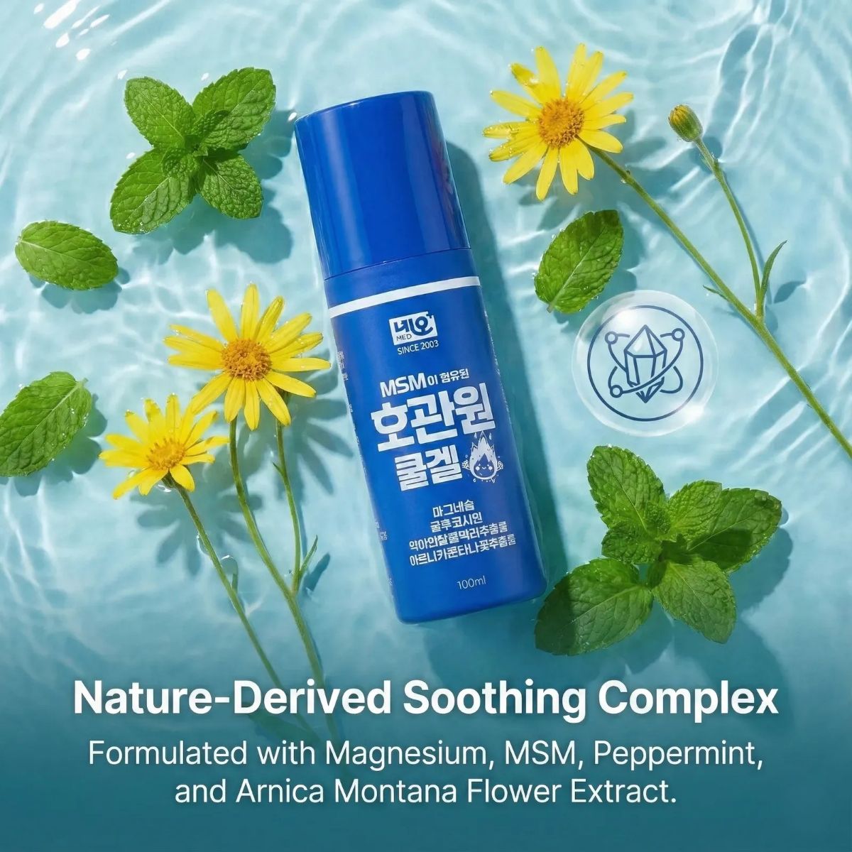 하그와농 마그네슘 쿨젤 100ml MSM 함유 진정 마사지 & 바디 케어
