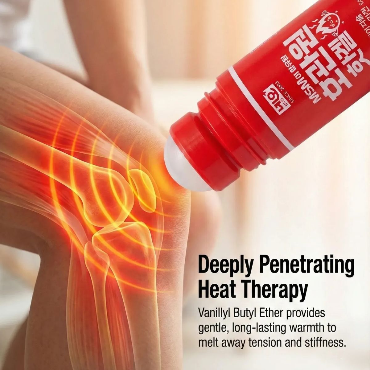 Hoguanwon Magnesium Hot Gel 100ml Soothing Warming Body Massage Care