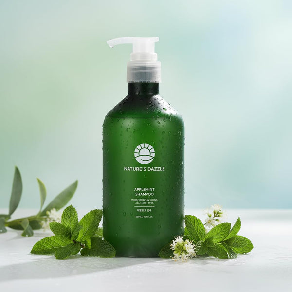 Nature's Dazzle New Applemint Cool Relief Shampoo-Tea Tree Oil