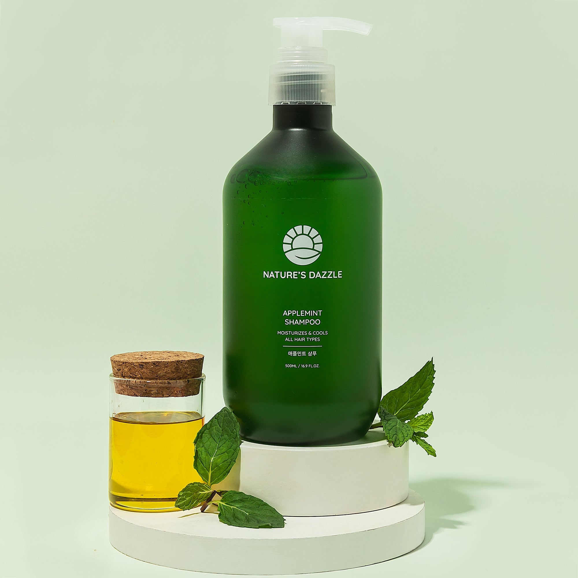 Nature's Dazzle Applemint Shampoo & Citrus Brew Treatment Set – Kosbee