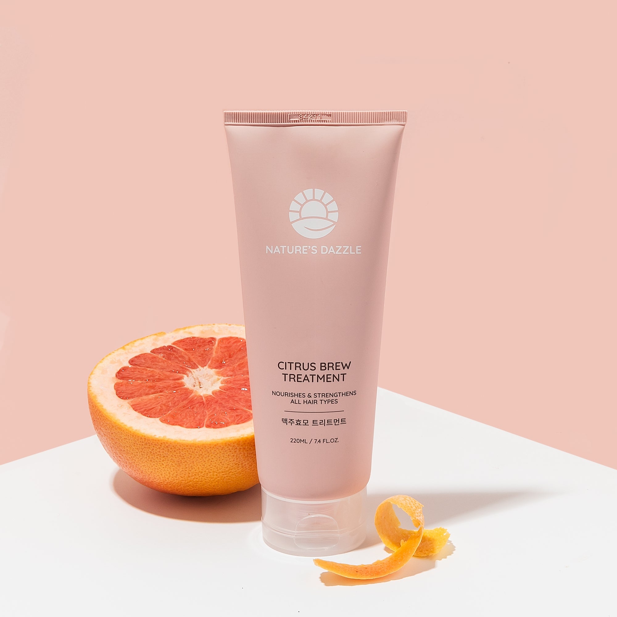 Nature's Dazzle Applemint Shampoo & Citrus Brew Treatment Set