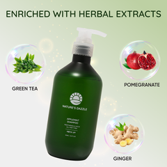 Nature's Dazzle New Applemint Cool Relief Shampoo-Tea Tree Oil & Peppermint Oil  500ml/16.9 fl. oz
