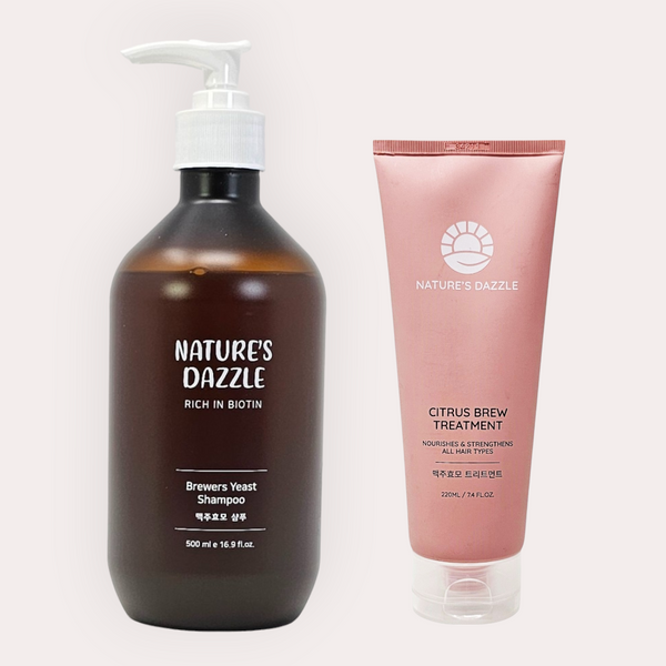 Nature's Dazzle Biotin & Beer Yeast Set(Shampoo & Treatment