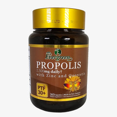 Evergreen Propolis 2500mg Daily With Zinc and Quercetin 360 Cap