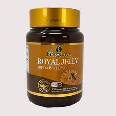 Evergreen Royal Jelly 10 HDA 6% (30mg) 300 Cap