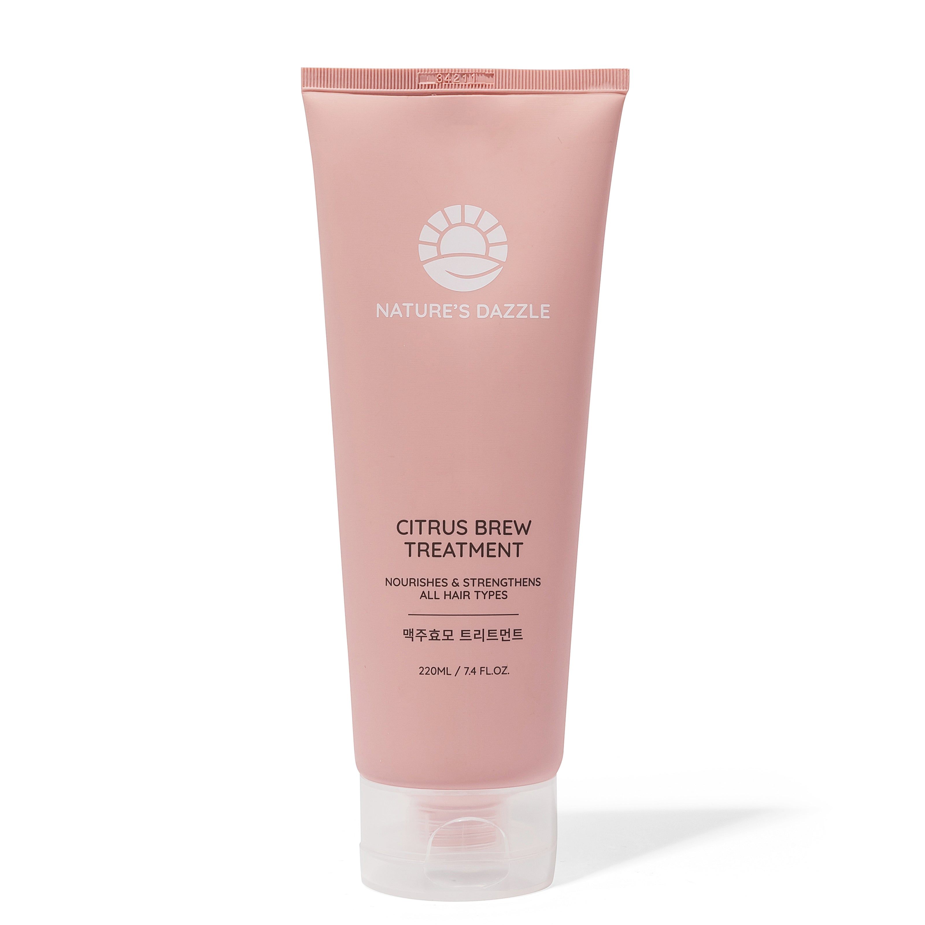 Nature’s Dazzle Citrus Brew Hair Treatment | Protein Hair Mask 7.4oz