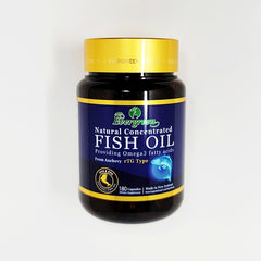 Evergreen Natural Concentrated Fish Oil Providing Omega 3 - 180 Cap