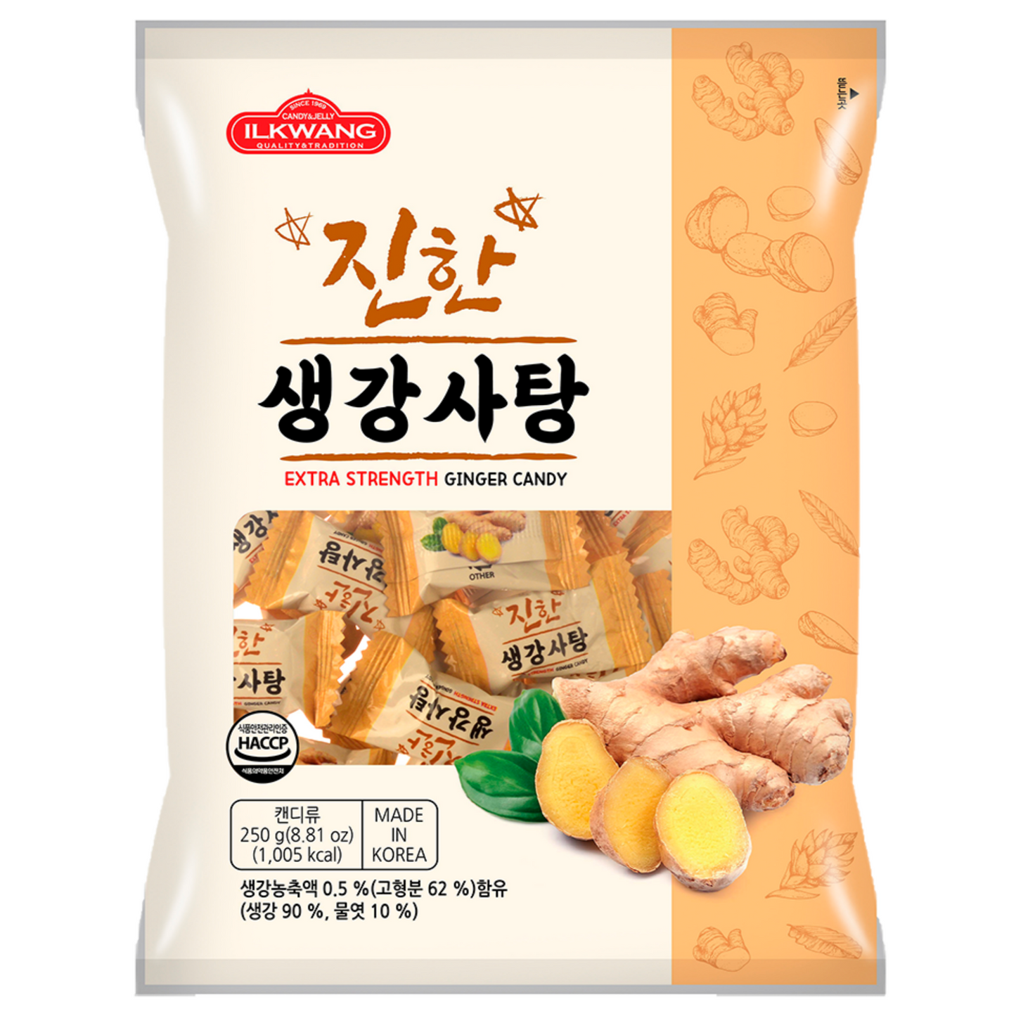 Ilkwang Extra Strength Ginger candy (250G)