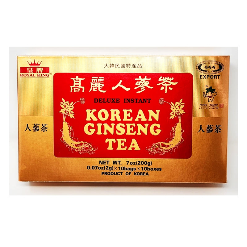 Korean Ginseng Deluxe Instant Tea, 100 Tea bags