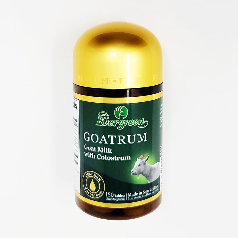 Evergreen Goatrum Goat Milk With Colostrum 150 Tablets