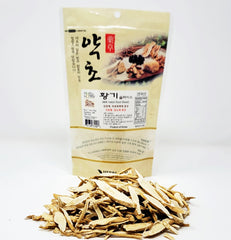 Korean Milk vetch root Slice(Astragalus Root) 3.5oz/100g 황기 슬라이스 黃芪