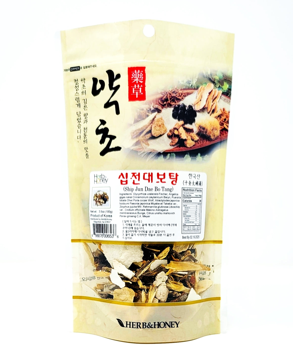 Korean Herbs Mix 3.5oz /100g십전대보탕 十全大补汤