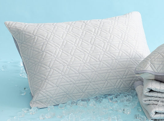 Sesa Ice Cooling pillow cover - Gray & Blue/ 세사 아이스쿨링 베개 커버