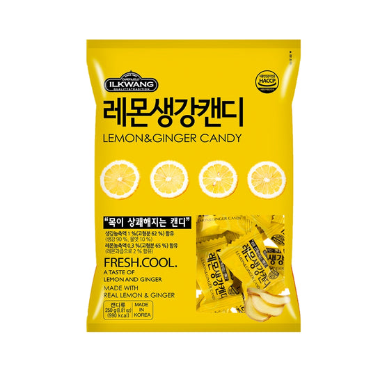 Ilkwang Lemon & Ginger candy (250G)