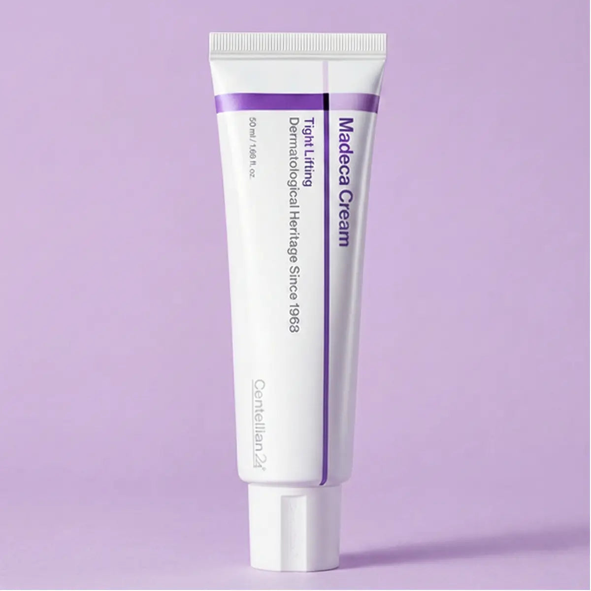 Centellian 24 Korean Firming Cream tube, Madeca Cream Tight Lifting Cica moisturizer, 1.69 fl oz.
