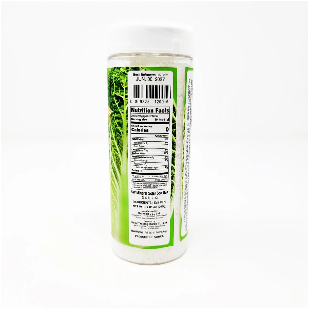 Sanwon Mineral Solar Sea Salt | 6.34 oz