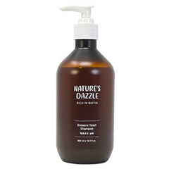 Nature's Dazzle Brewer's Yeast, Biotin & Protein Shampoo for Thinning Hair - Bergamot Oil, Grapefruit Peel Oil  500ml/16.9 fl. oz