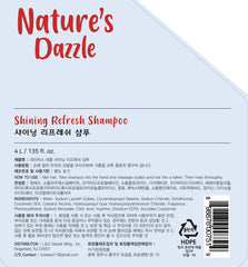 Nature's Dazzle Shining Refresh Shampoo With Pump 4000ML/135 fl. oz