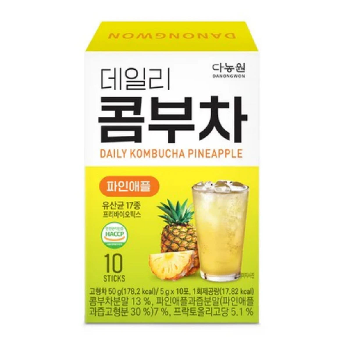 Danongwon Pineapple Kombucha Powder | 10 Sticks