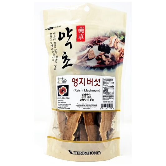 Korean Reishi  Mushroom 2.5oz /62g 영지버섯