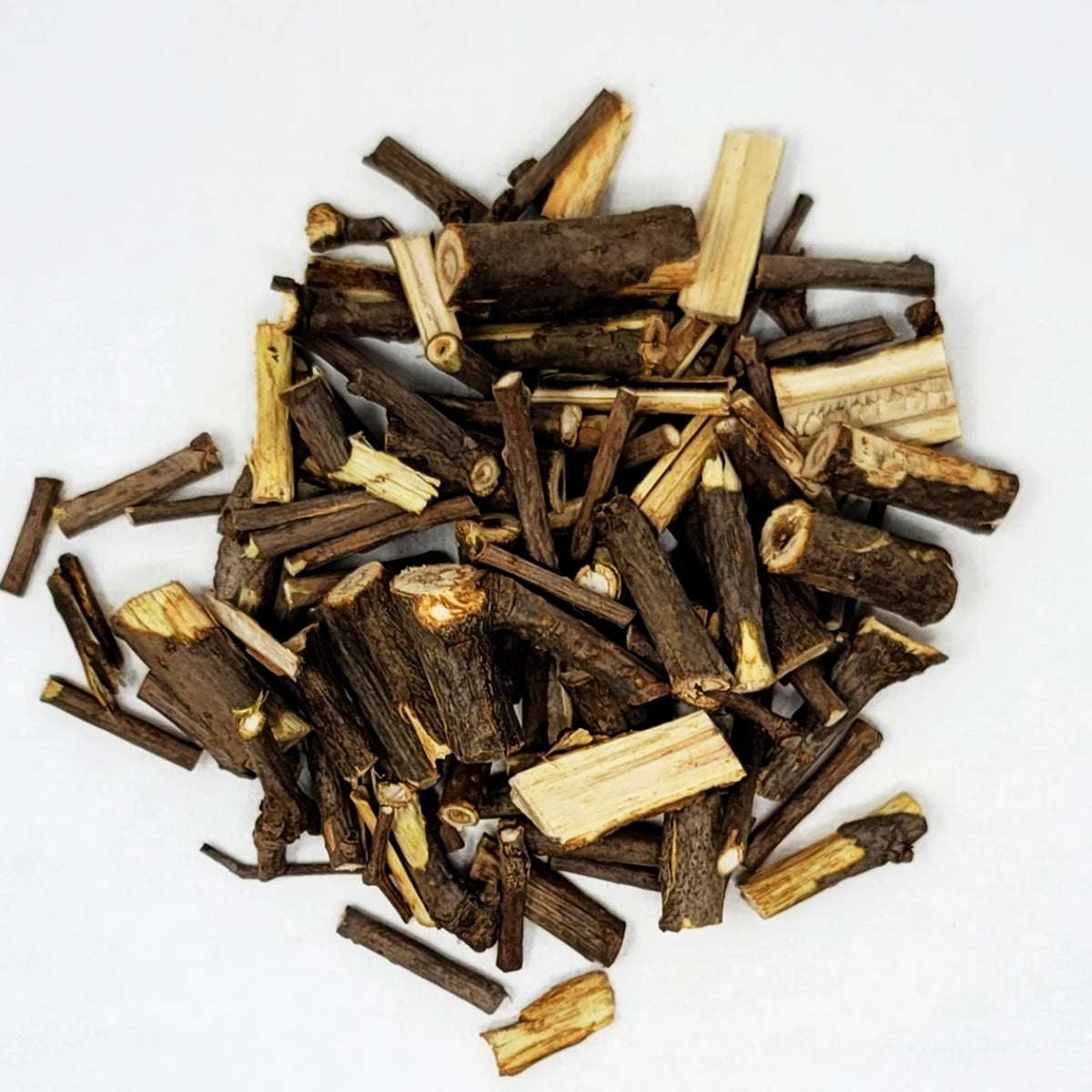 Detailed view of dried Siberian Ginseng stems also known as Eleuthero for immunity and energy