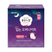 좋은느낌 입는 오버나이트 생리대 | 중형/대형 8 Counts
