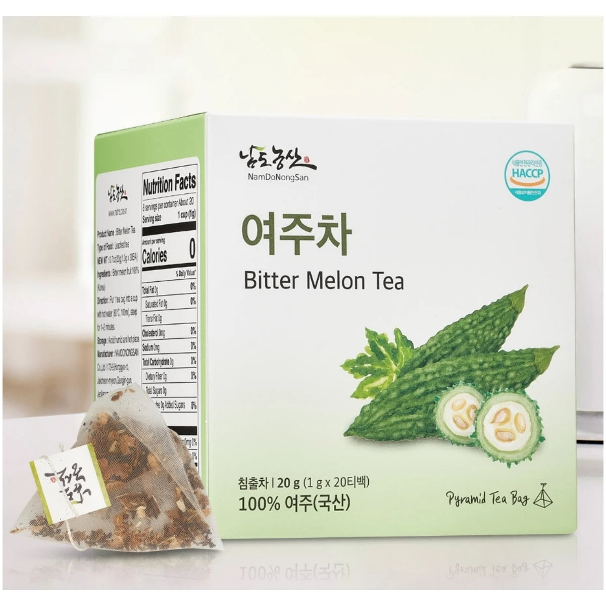 Korean Bitter Melon Tea | Yeoju · Caffeine-Free | 20 Tea Bags