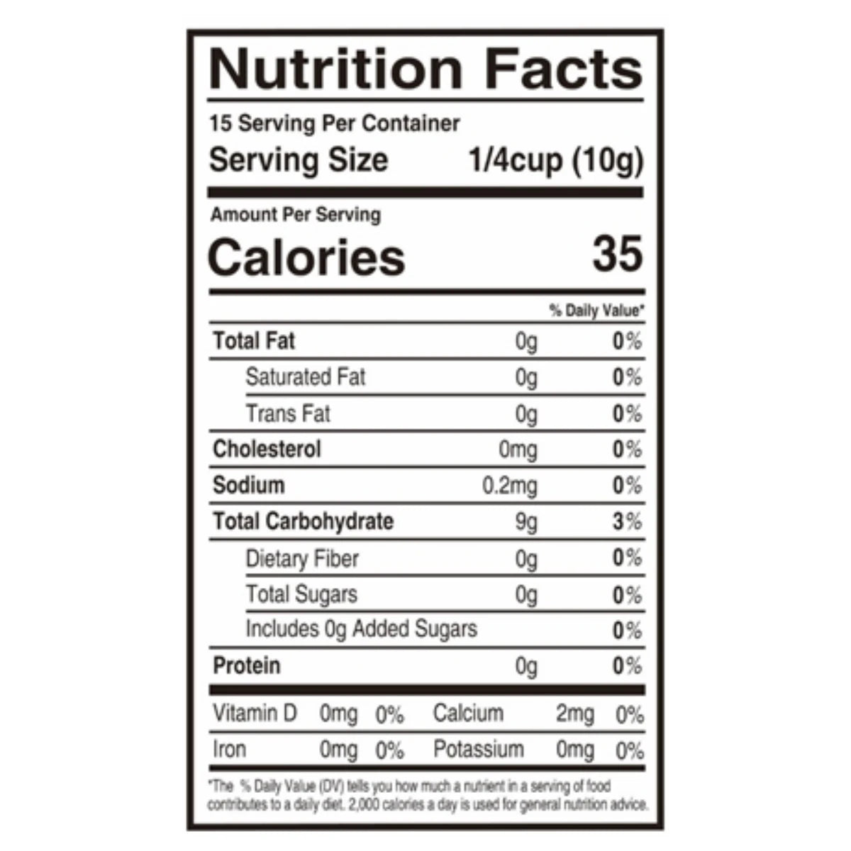 Nutrition facts and supplement information label for KOSBEE Korean Kudzu Root herbal tea package